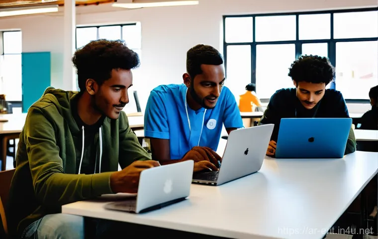 에리트레아와 IT 산업 - "AI-Powered Progress in Eritrean Life"**
    Create a composite image featuring two distinct scenes,...